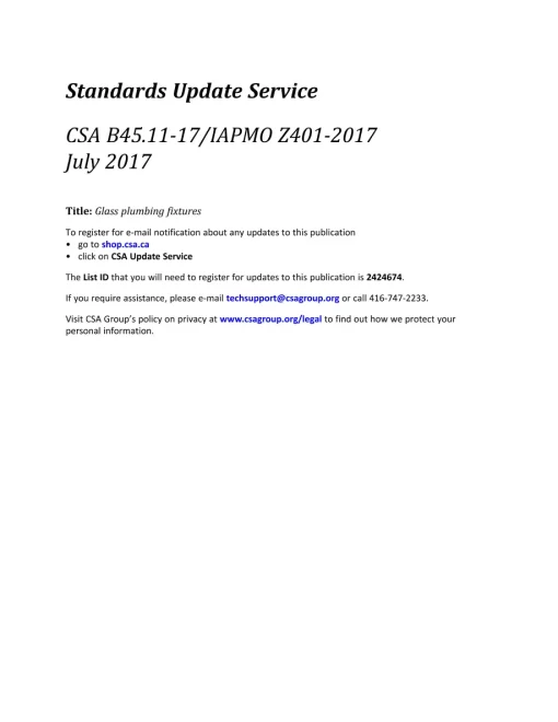 CSA B45.11-17/IAPMO Z401-2017 (R2021) pdf