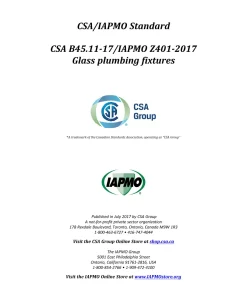 CSA B45.11-17/IAPMO Z401-2017 (R2021) pdf