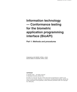 AS ISO/IEC 24709.1:2021 pdf