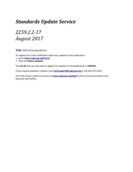 CSA Z259.2.2-17 (R2022) pdf