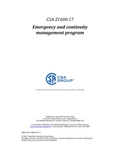 CSA Z1600-17 (R2022) pdf