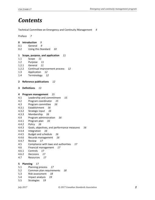 CSA Z1600-17 (R2022) pdf