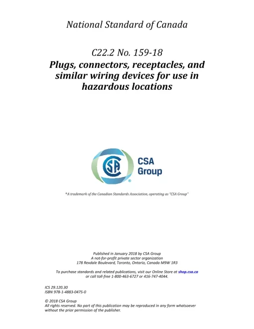 CSA C22.2 NO. 159-18 (R2022) pdf