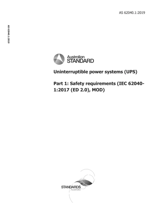 AS 62040.1:2019 pdf