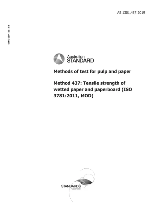 AS 1301.437:2019 pdf