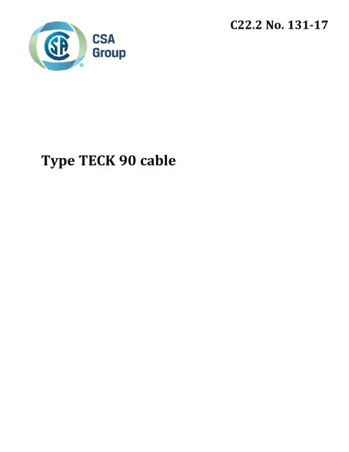 CSA C22.2 NO. 131-17 (R2022) pdf