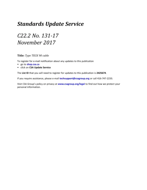 CSA C22.2 NO. 131-17 (R2022) pdf