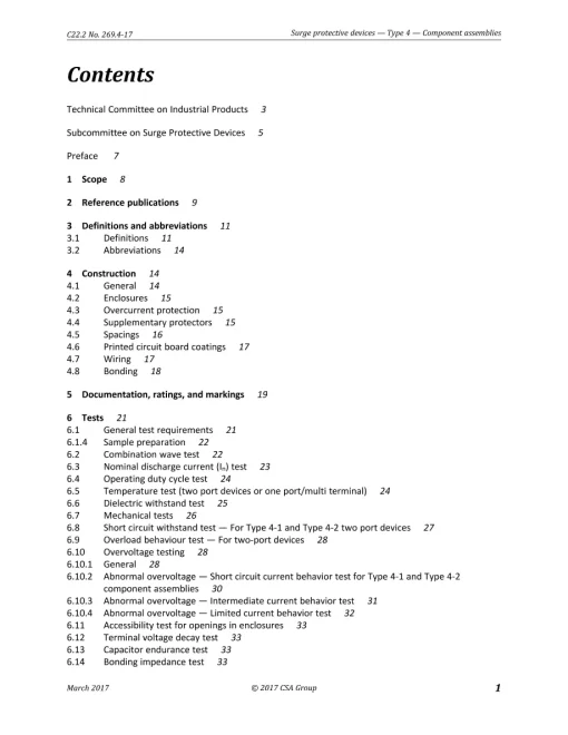 CSA C22.2 NO. 269.4-17 (R2022) pdf