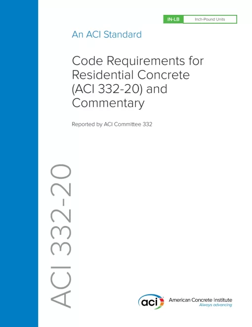 ACI 332-20 pdf