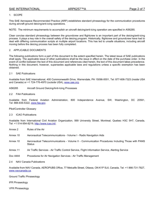 SAE ARP6257A pdf