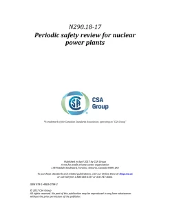 CSA N290.18-17 (R2022) pdf