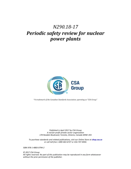 CSA N290.18-17 (R2022) pdf