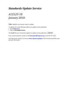 CSA A123.25-18 (R2023) pdf