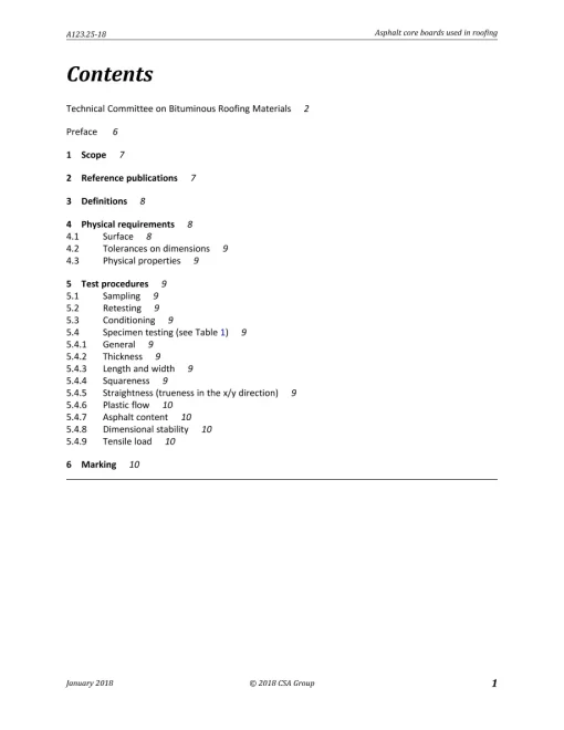 CSA A123.25-18 (R2023) pdf