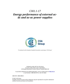 CSA C381.1-17 (R2022) pdf