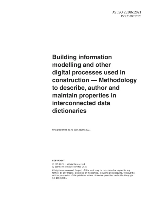 AS ISO 23386:2021 pdf