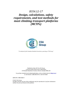 CSA B354.12-17 (R2022) pdf