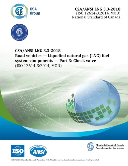 CSA ANSI LNG 3.3-2018 pdf