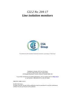 CSA C22.2 NO. 204-17 (R2022) pdf