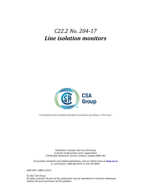 CSA C22.2 NO. 204-17 (R2022) pdf