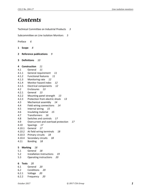 CSA C22.2 NO. 204-17 (R2022) pdf