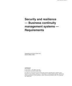 AS ISO 22301:2020 pdf