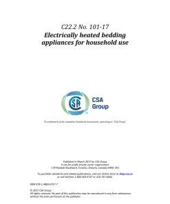 CSA C22.2 NO. 101-17 (R2022) pdf