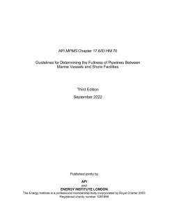 API MPMS Chapter 17.6/EI HM 70 pdf