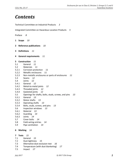 CSA C22.2 No. 25-17 (R2022) pdf