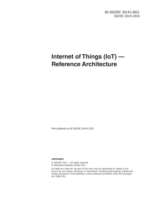 AS ISO/IEC 30141:2021 pdf