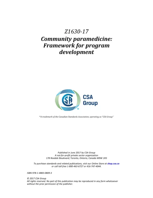 CSA Z1630-17 (R2022) pdf