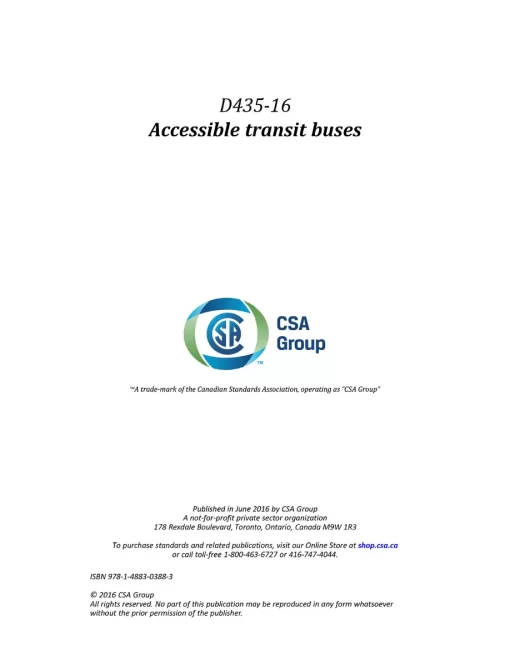 CSA D435-16 (R2021) pdf