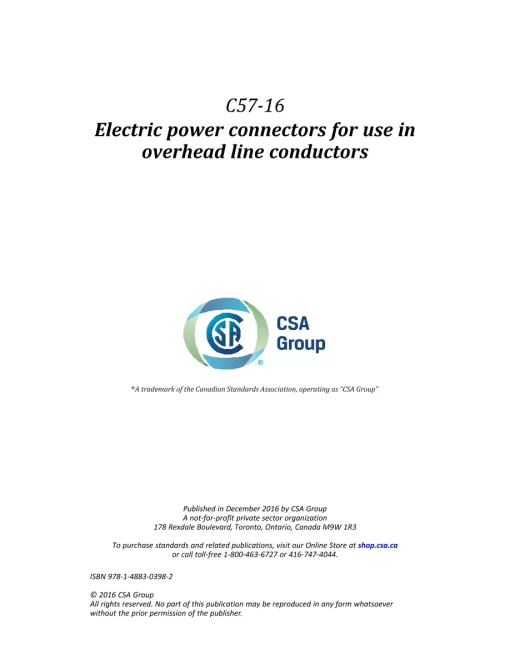 CSA C57-16 (R2021) pdf