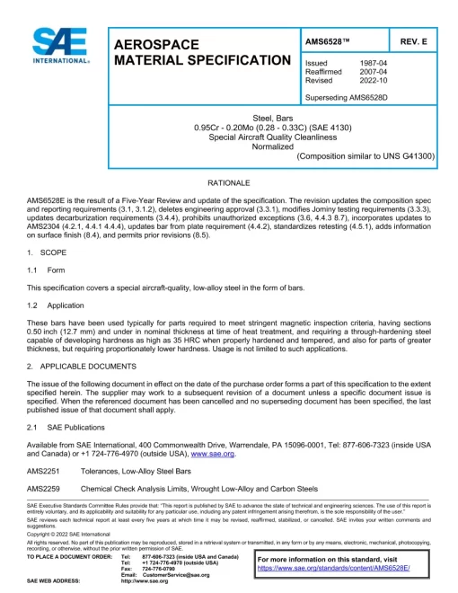 SAE AMS6528E pdf