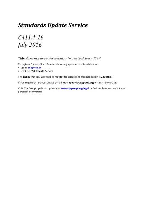 CSA C411.4-16 (R2021) pdf