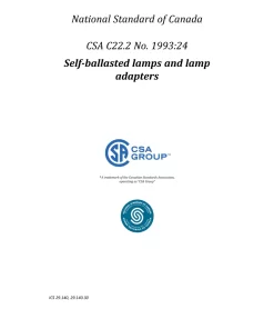 CSA C22.2 NO. 1993:24 pdf