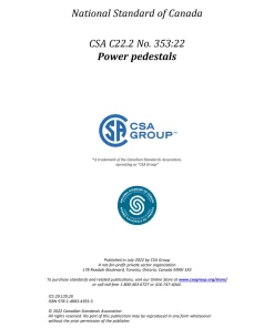 CSA C22.2 NO. 353:22 pdf