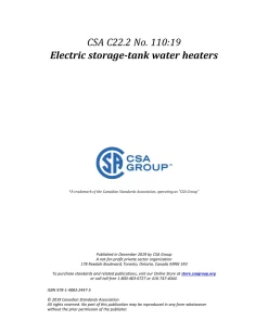 CSA C22.2 NO. 110:19 pdf