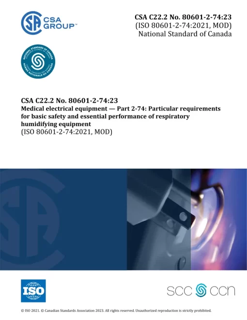 CSA C22.2 NO. 80601-2-74:23 pdf