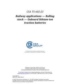 CSA TS-602:23 pdf