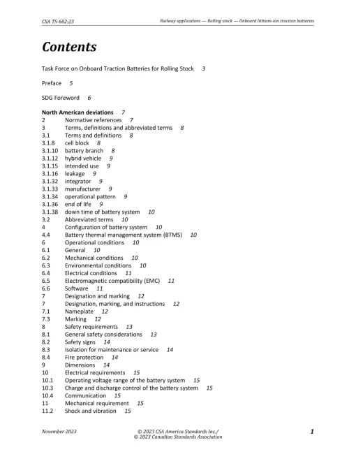 CSA TS-602:23 pdf