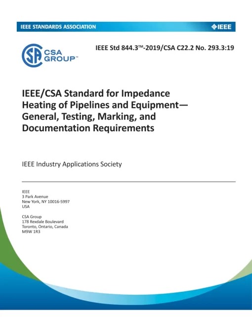 CSA C22.2 NO. 293.3:19/IEEE 844.3-2019 (R2024) pdf