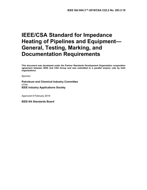 CSA C22.2 NO. 293.3:19/IEEE 844.3-2019 (R2024) pdf