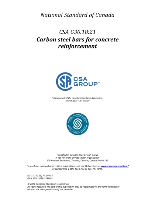 CSA G30.18:21 pdf