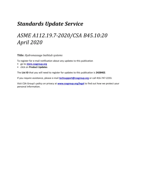 CSA B45.10:20/ASME A112.19.7-2020 pdf