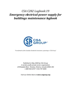 CSA C282 LOGBOOK:19 pdf