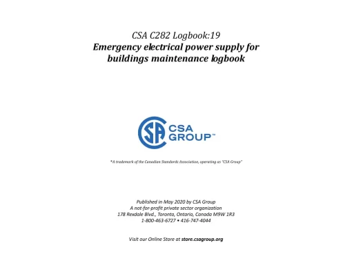 CSA C282 LOGBOOK:19 pdf