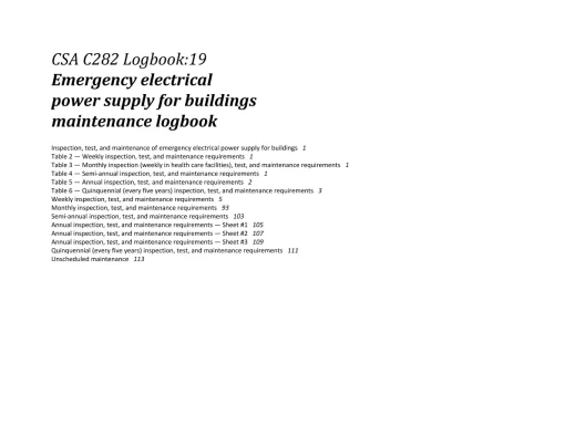 CSA C282 LOGBOOK:19 pdf