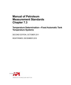 API MPMS Chapter 7.3 (R2021) pdf