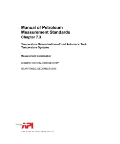 API MPMS Chapter 7.3 (R2021) pdf